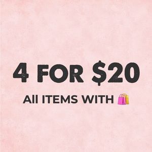 Bundle 4 for $20 Deal 🛍️